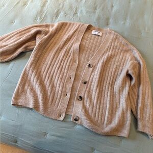 Old Navy Women's Beige Cardigan Sweater